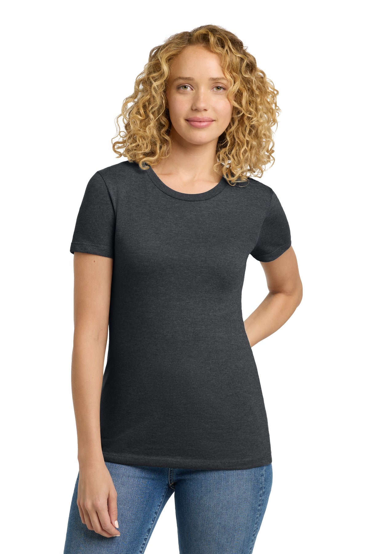 Next Level Apparel  Women's CVC Tee. NL6610 - Charcoal