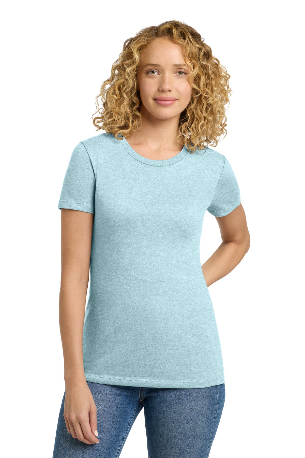 Next Level Apparel  Women's CVC Tee. NL6610 - Ice Blue