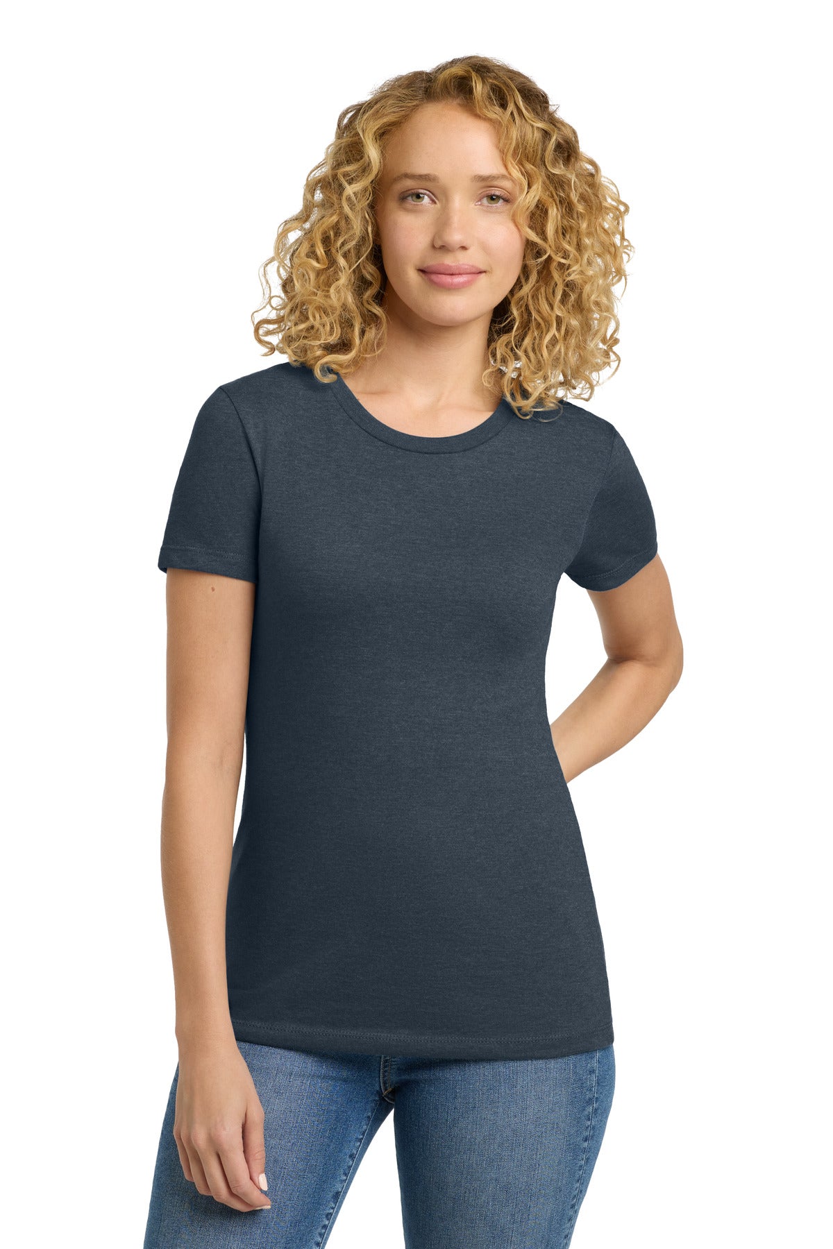 Next Level Apparel  Women's CVC Tee. NL6610 - Indigo