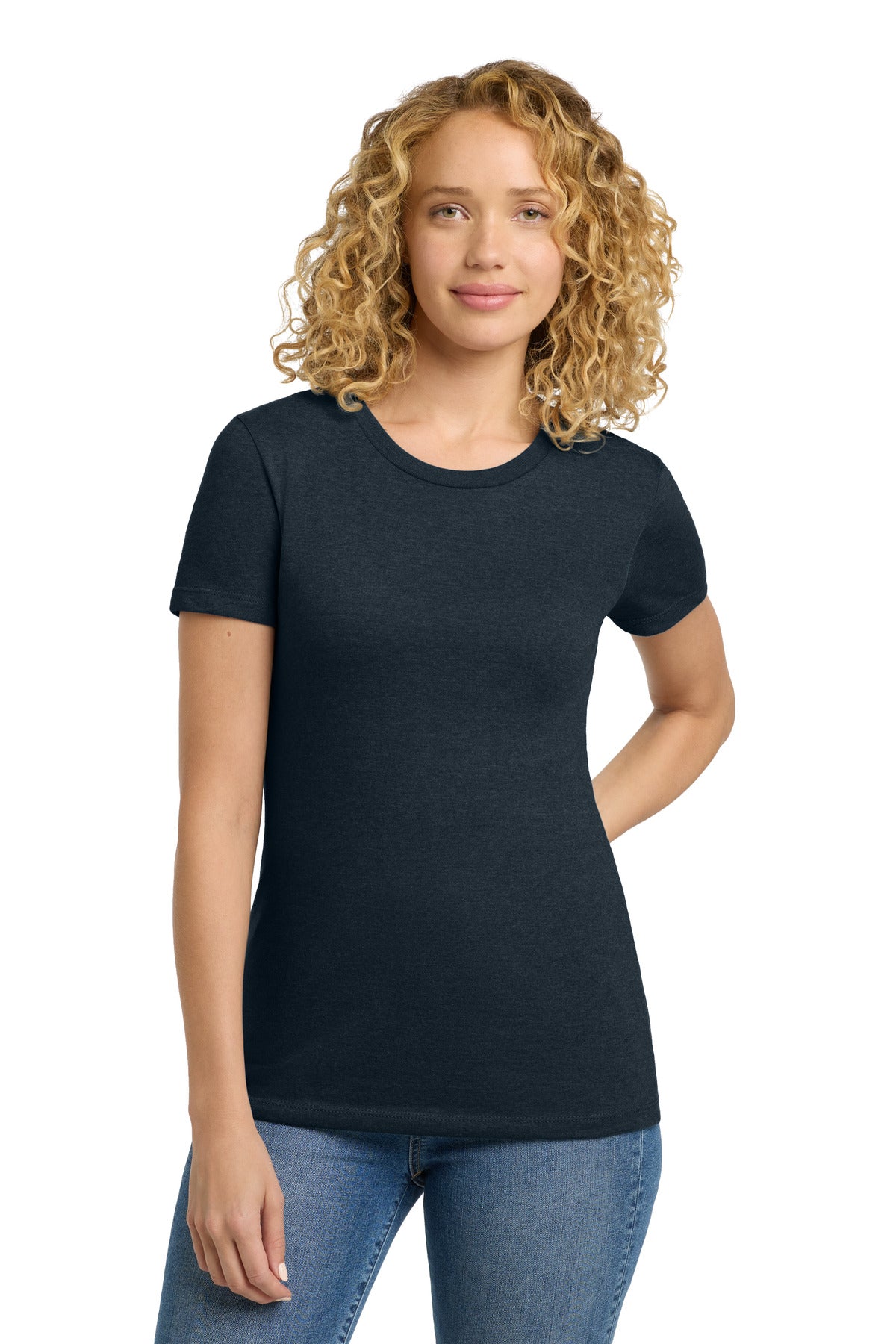 Next Level Apparel  Women's CVC Tee. NL6610 - Midnight Navy