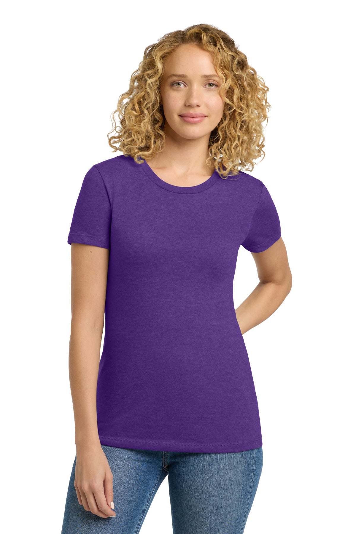 Next Level Apparel  Women's CVC Tee. NL6610 - Purple Rush