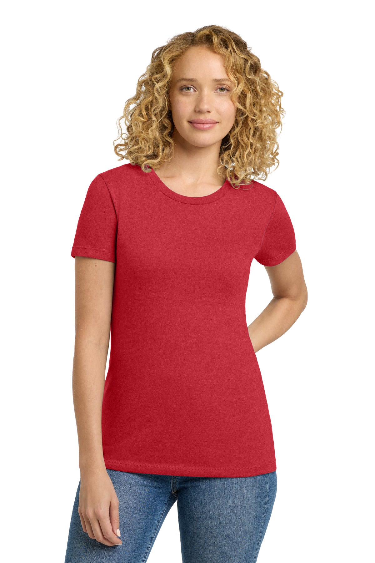 Next Level Apparel  Women's CVC Tee. NL6610 - Red