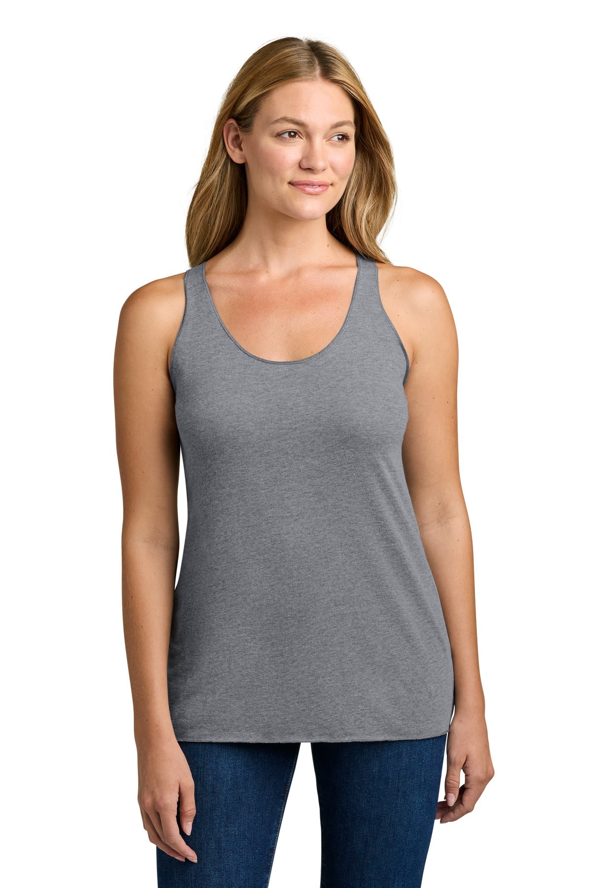 Next Level Apparel  Women's Tri-Blend Racerback Tank. NL6733 - Premium Heather