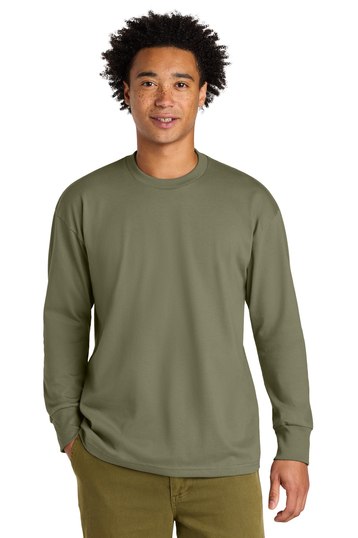 Next Level Apparel Heavyweight Long Sleeve Tee NL7211 - Light Olive