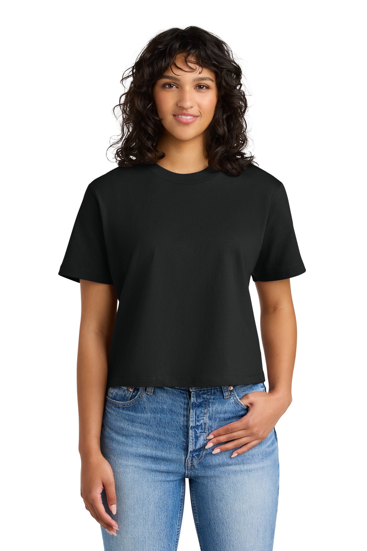 Next Level Apparel Women's Heavyweight Boxy Tee NL7610 - Black