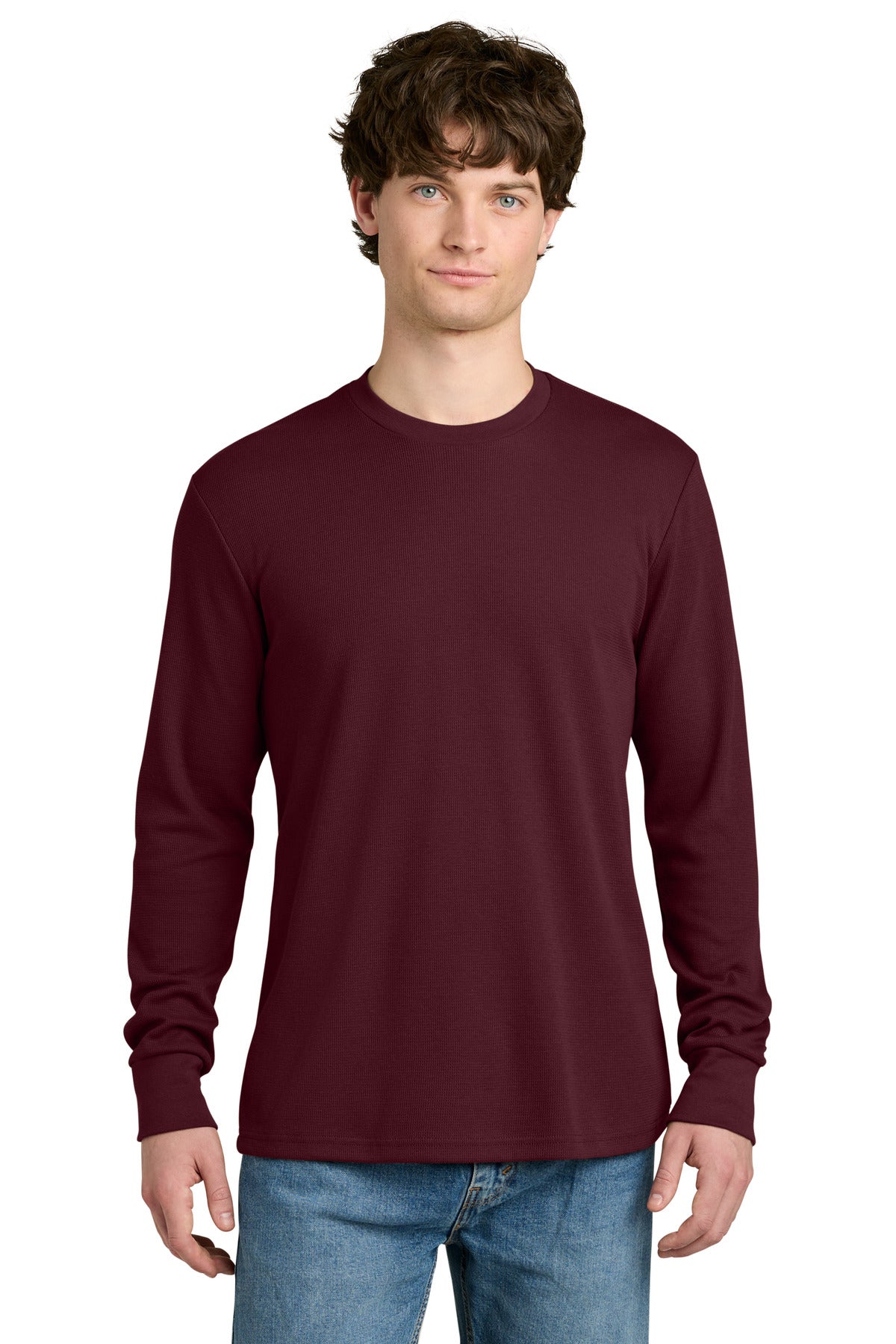 Next Level Apparel Ideal Thermal Long Sleeve Tee NL8211 - Maroon