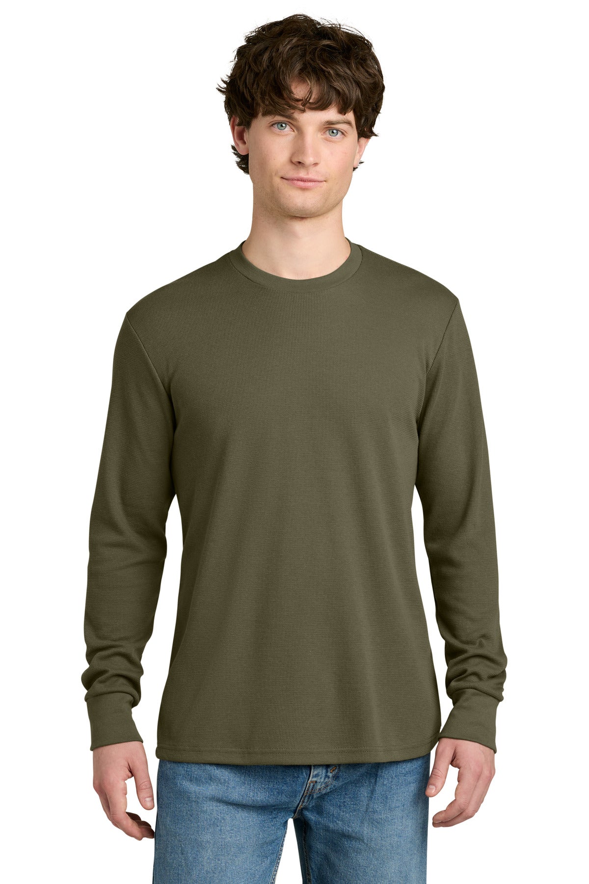 Next Level Apparel Ideal Thermal Long Sleeve Tee NL8211 - Military Green