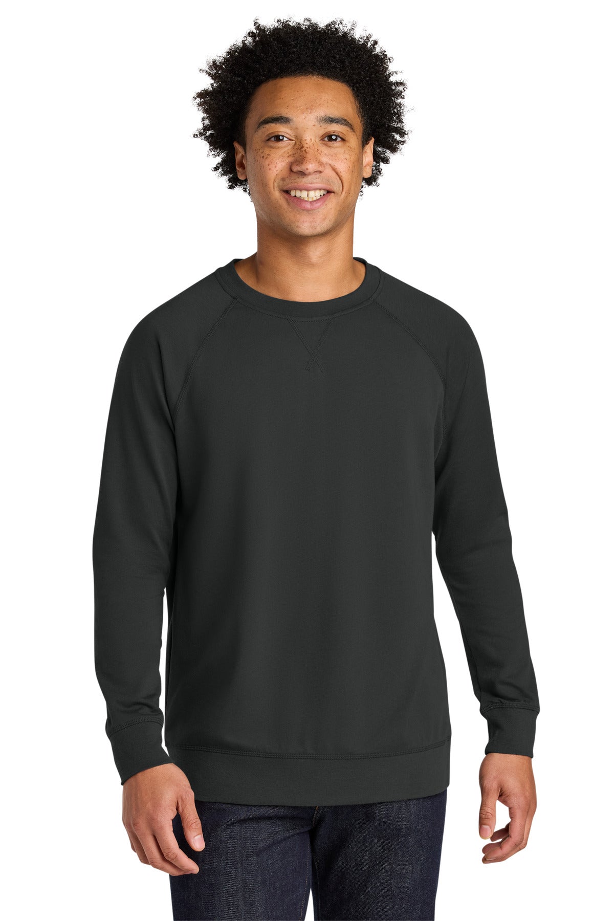 Next Level Apparel Laguna Raglan Sweatshirt NL9000 - Graphite Black