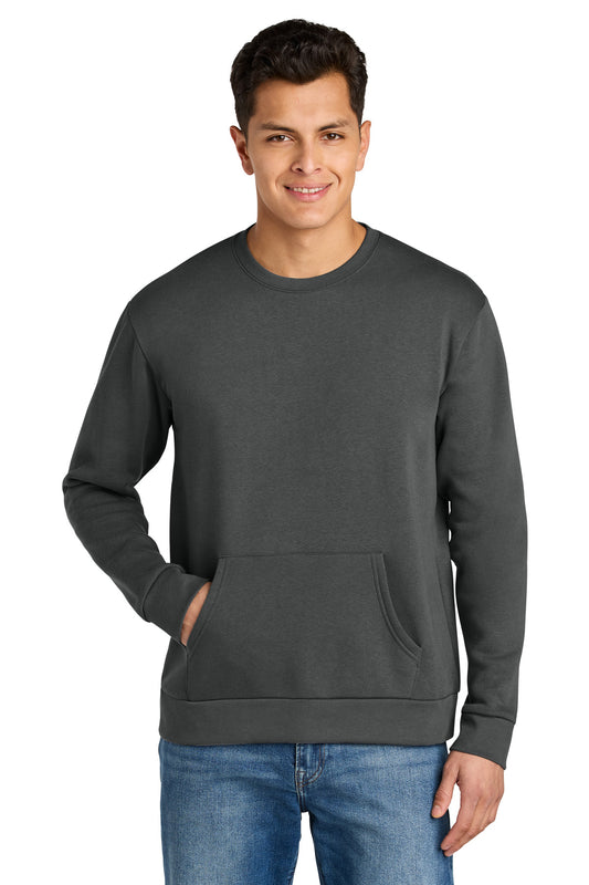 Next Level Apparel Santa Barbara Pocket Sweatshirt NL9001 - Heavy Metal