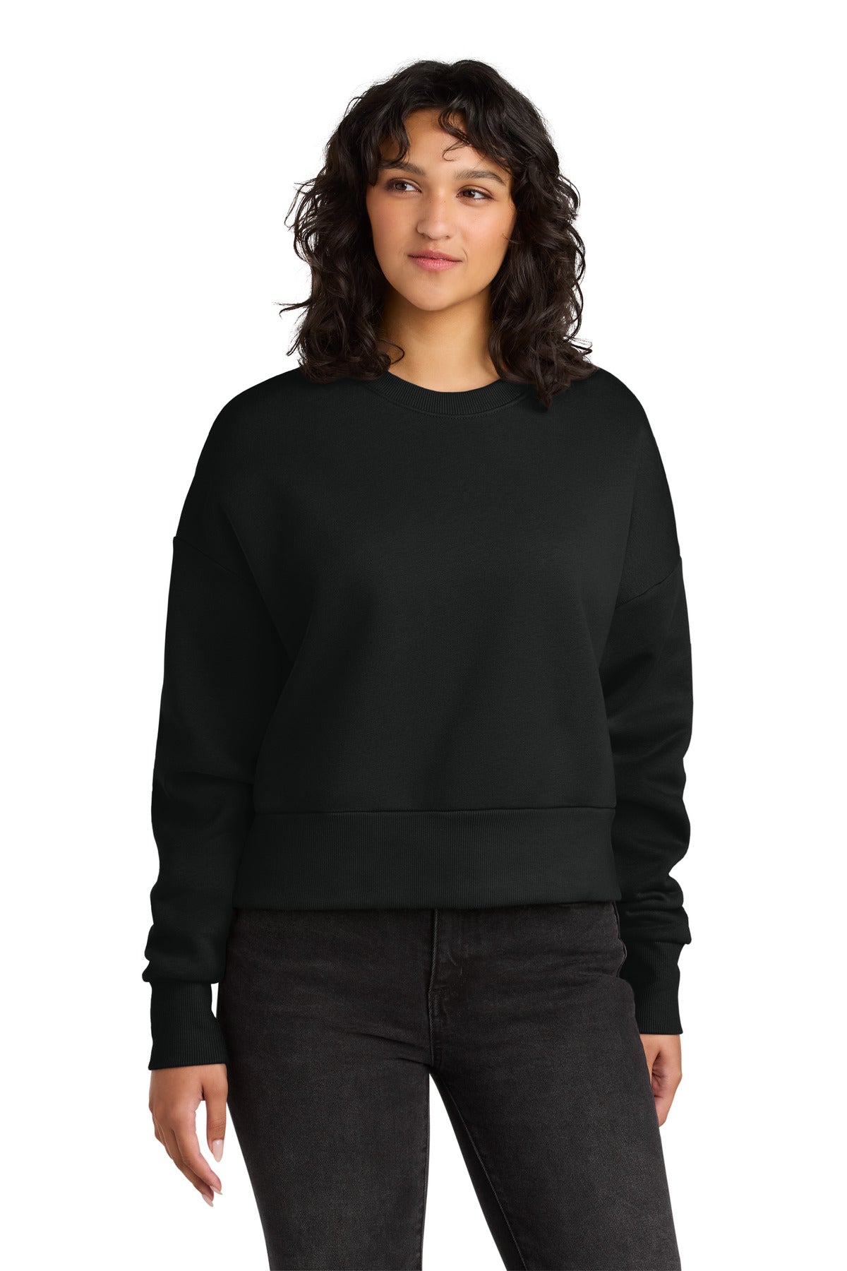 Next Level Apparel Women's Heavyweight Sweatshirt NL9087 - Black