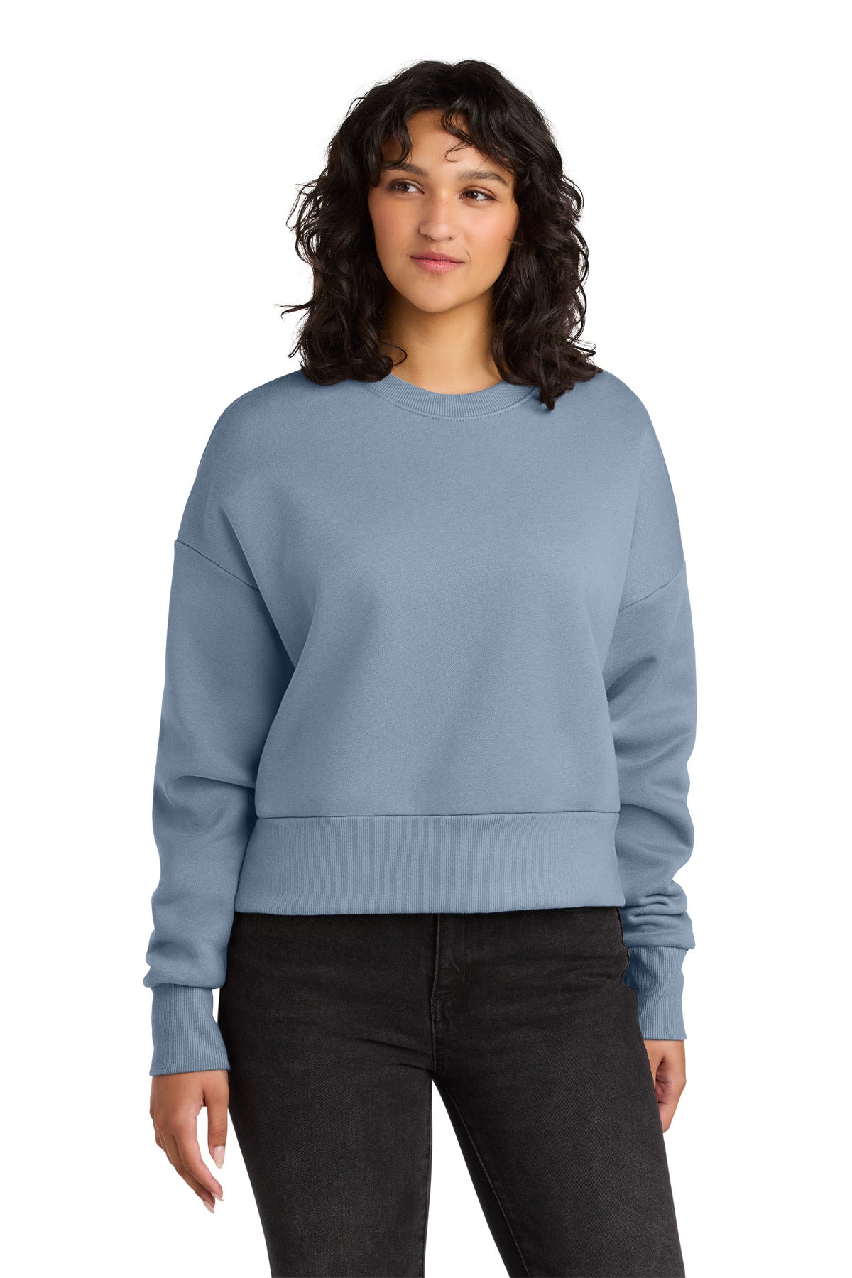 Next Level Apparel Women's Heavyweight Sweatshirt NL9087 - Stonewash Denim