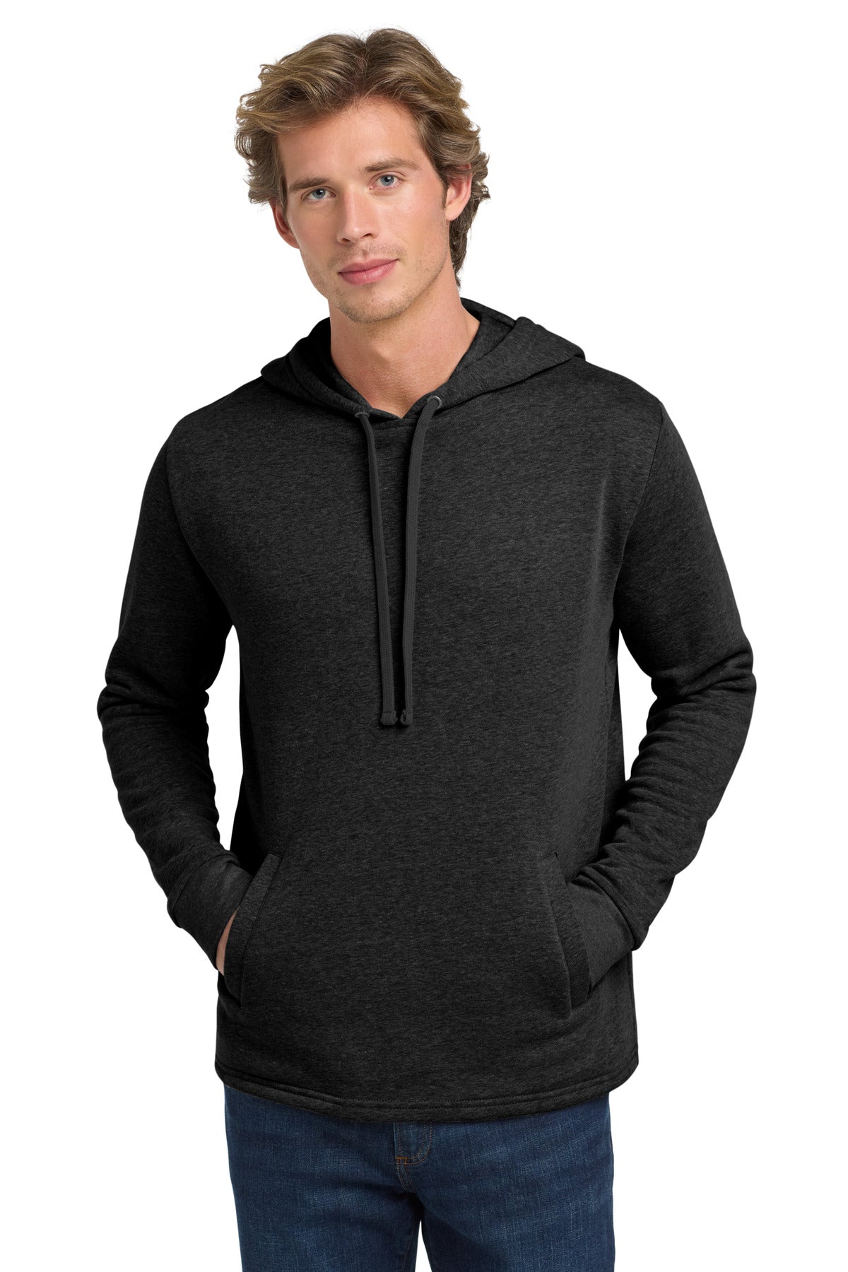 Next Level Apparel  Adult Malibu Pullover Hoodie. NL9300 - Heather Black