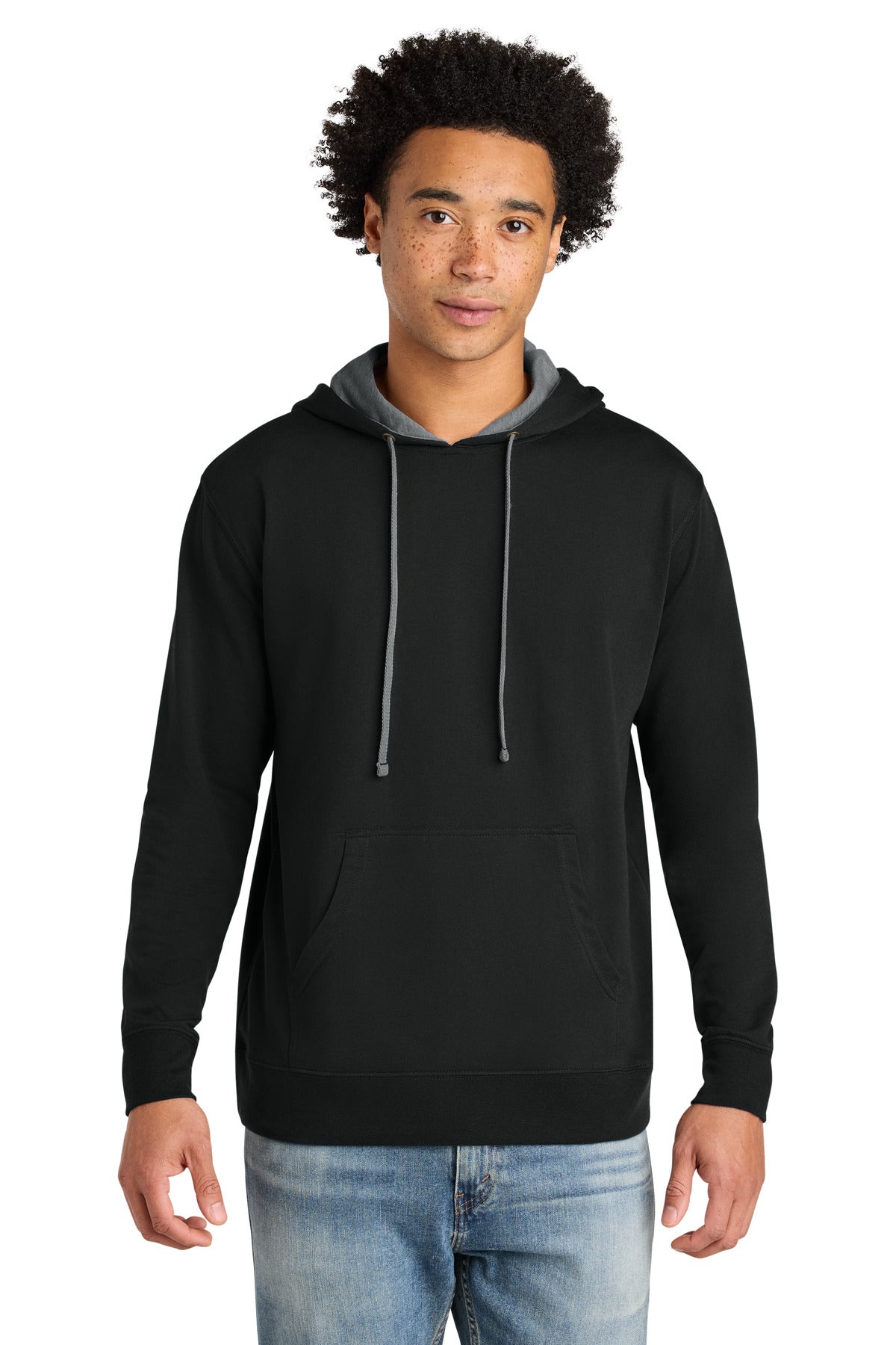 Next Level Apparel Laguna Hoodie NL9301 - Black/ Heather Gray