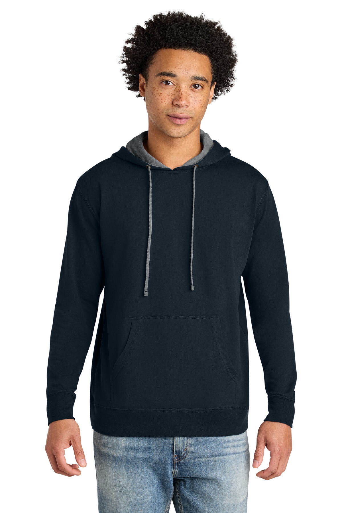 Next Level Apparel Laguna Hoodie NL9301 - Midnight Navy/ Heather Gray