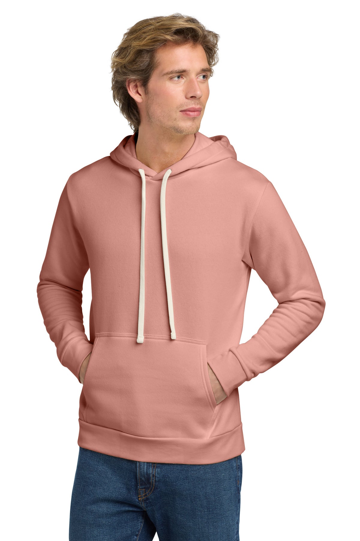 Next Level Apparel   Adult Santa Barbara Pullover Hoodie. NL9303 - Desert Pink