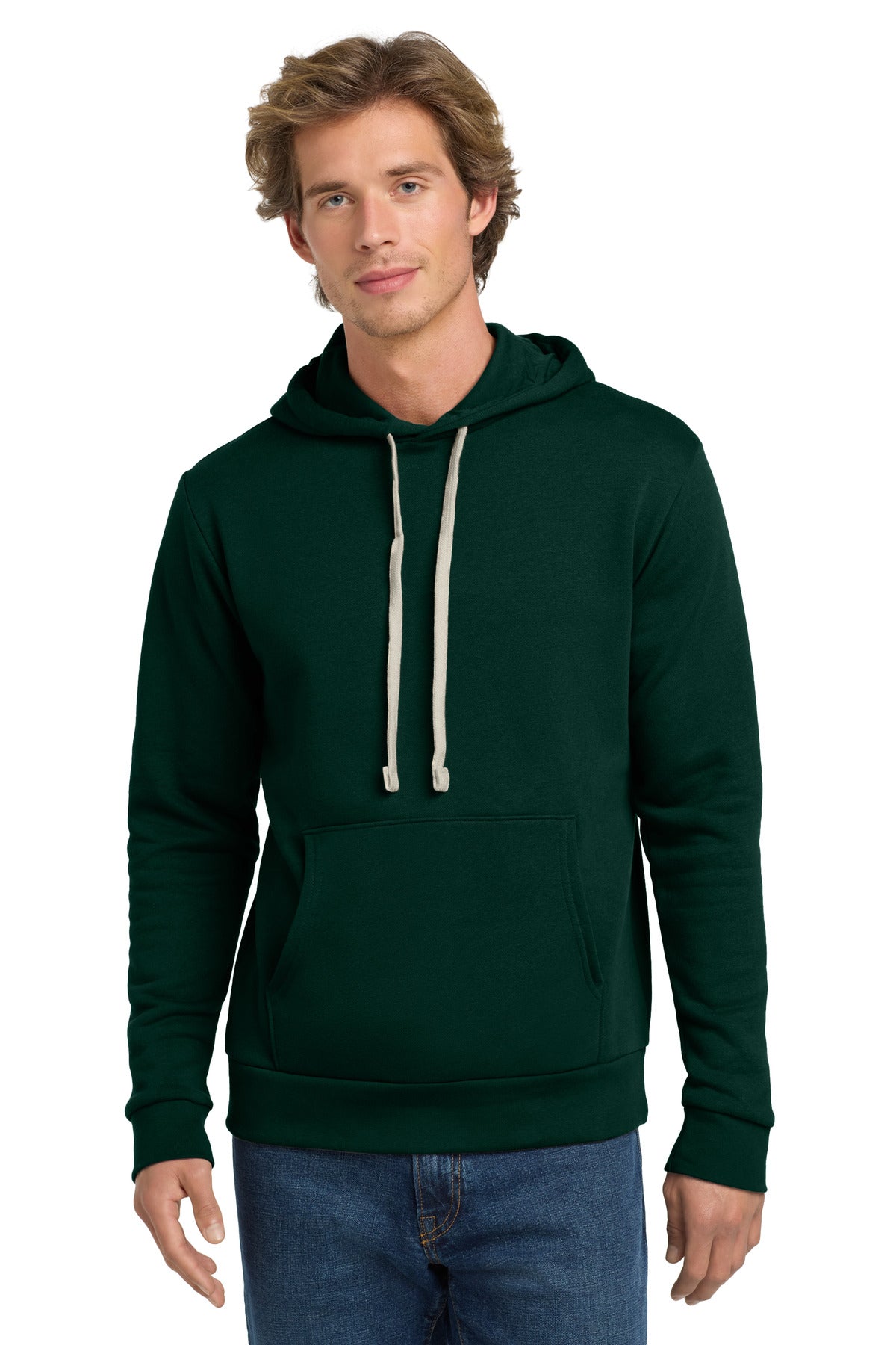 Next Level Apparel   Adult Santa Barbara Pullover Hoodie. NL9303 - Forest Green
