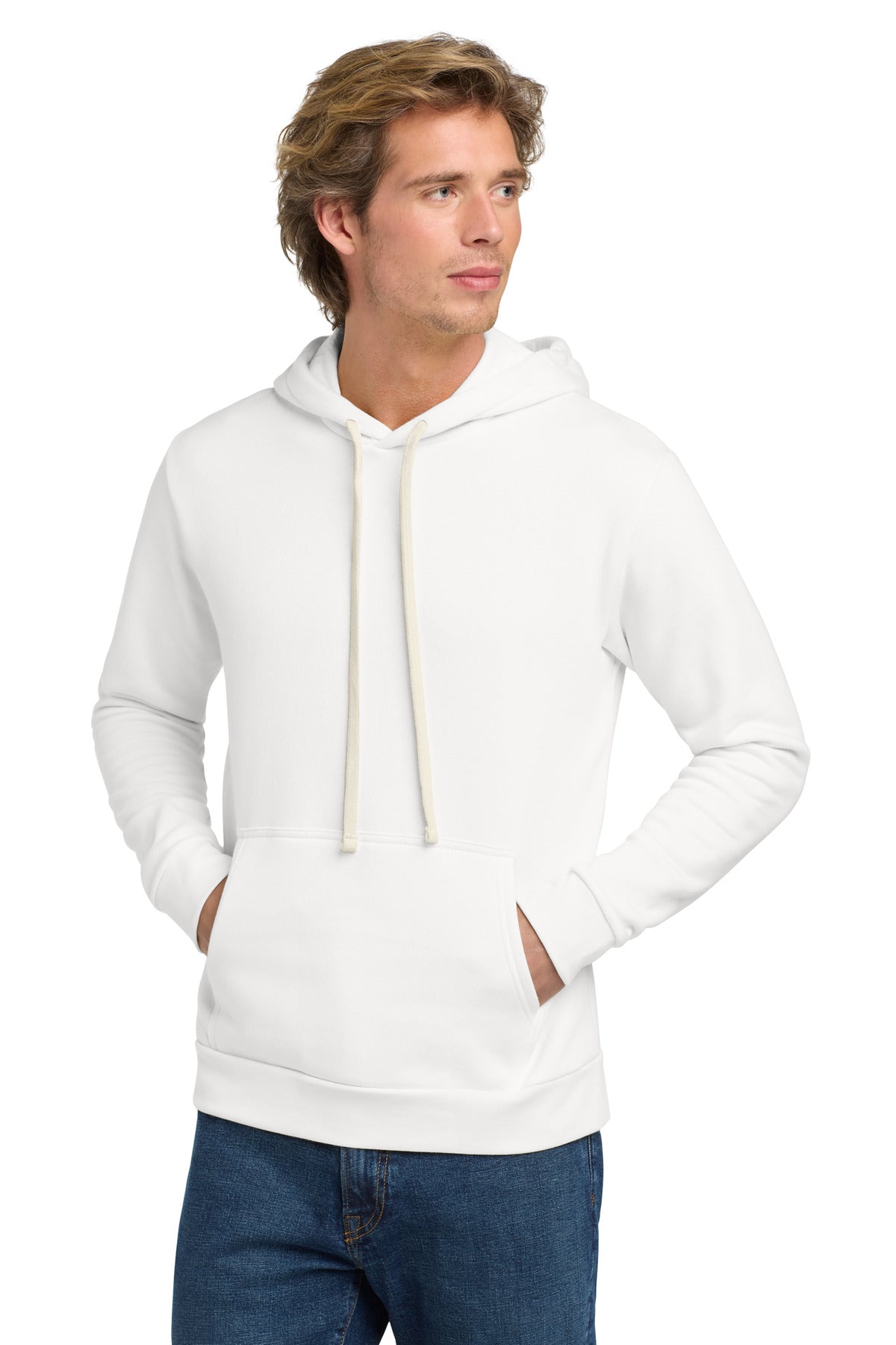 Next Level Apparel   Adult Santa Barbara Pullover Hoodie. NL9303 - White