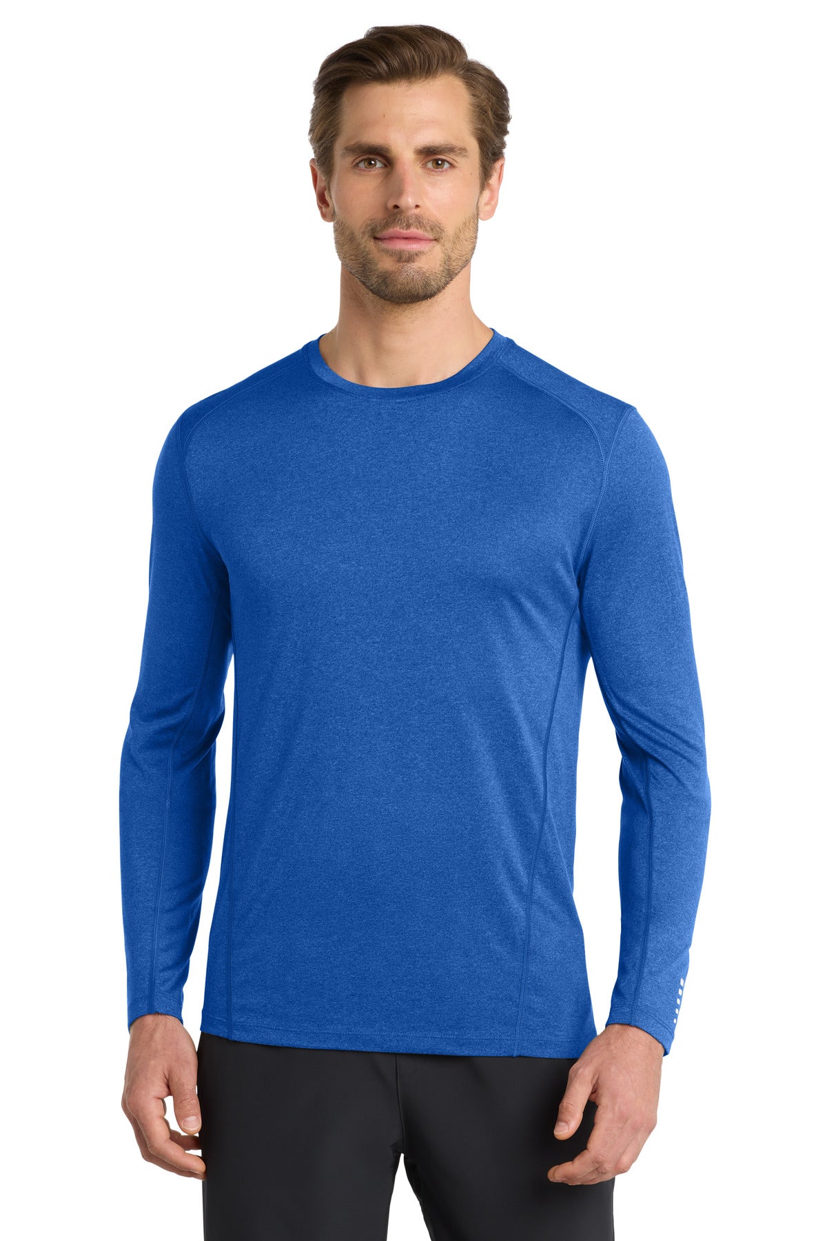 OGIO Long Sleeve Pulse Crew. OE321 - Electric Blue
