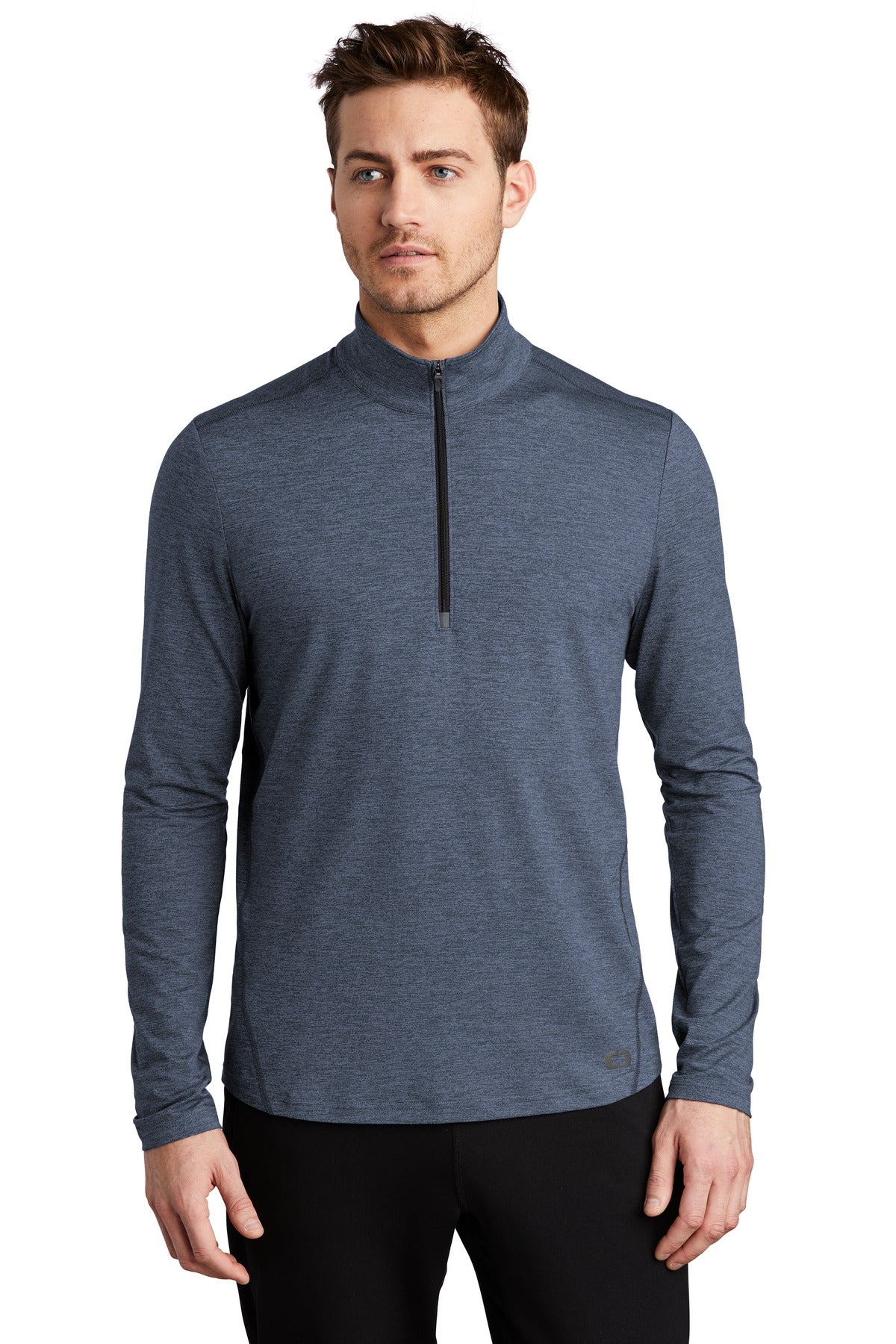 OGIO  Force 1/4-Zip OE341 - Blue Indigo Heather