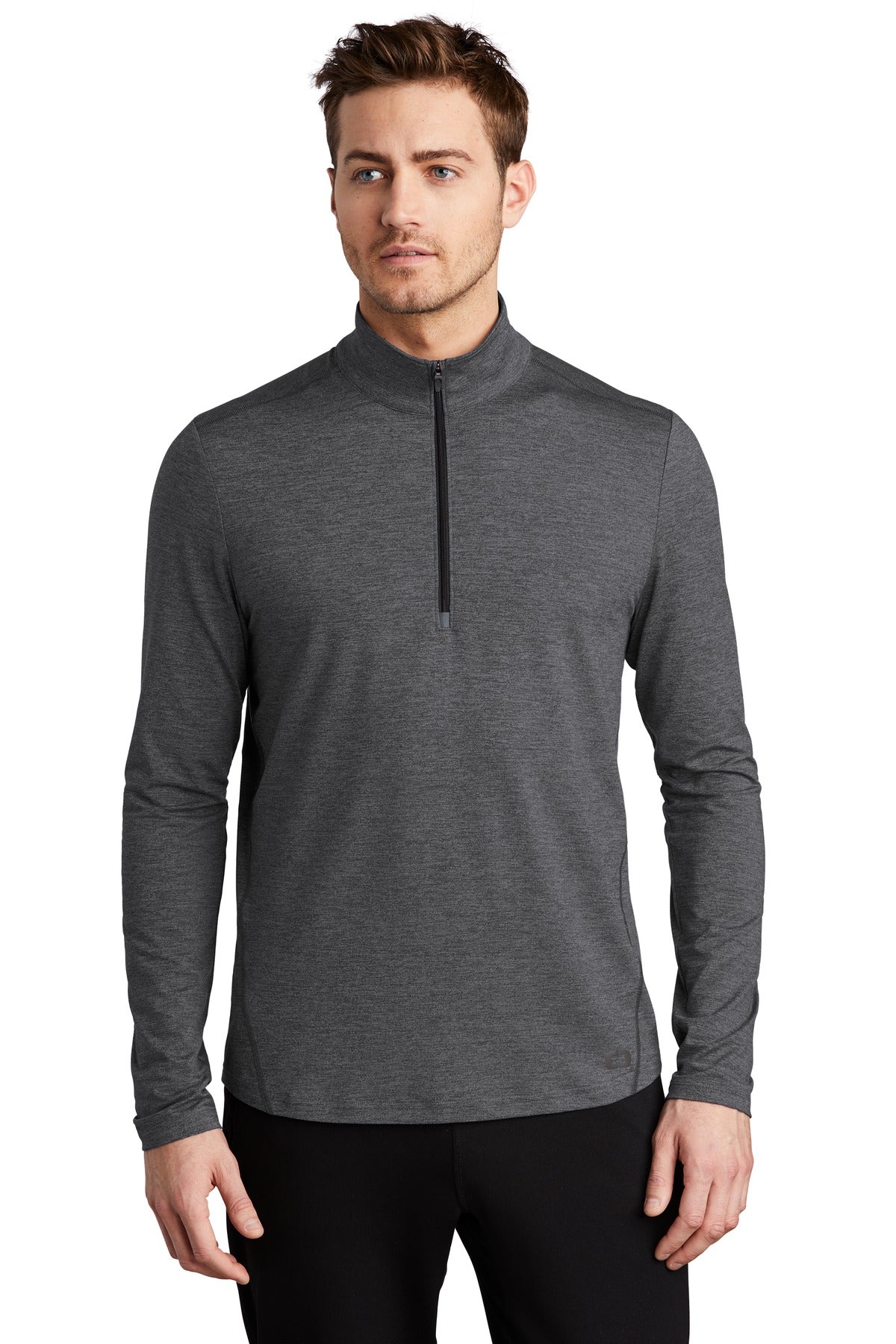 OGIO  Force 1/4-Zip OE341 - Gear Grey Heather