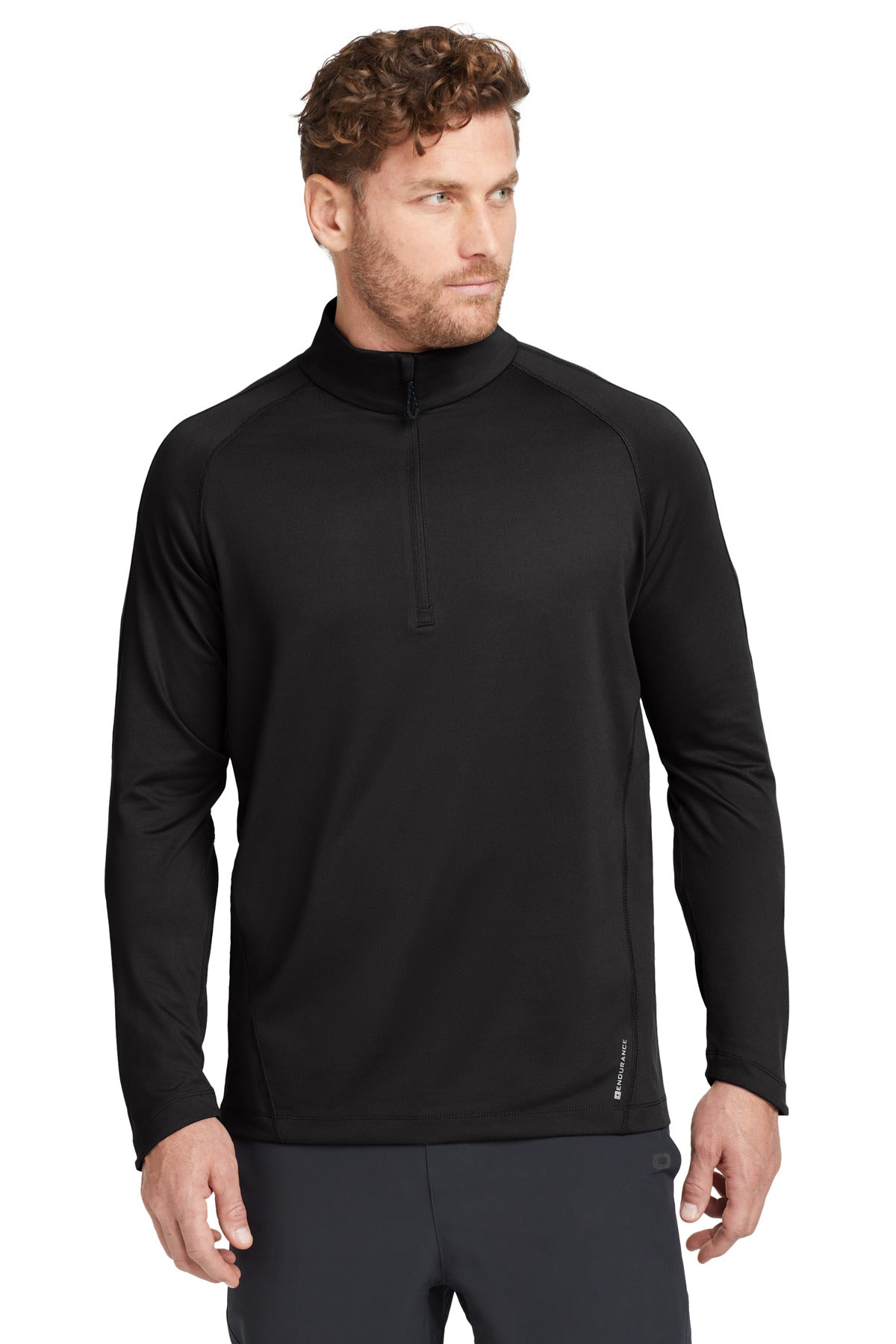 OGIO Radius 1/4-Zip. OE550 - Blacktop