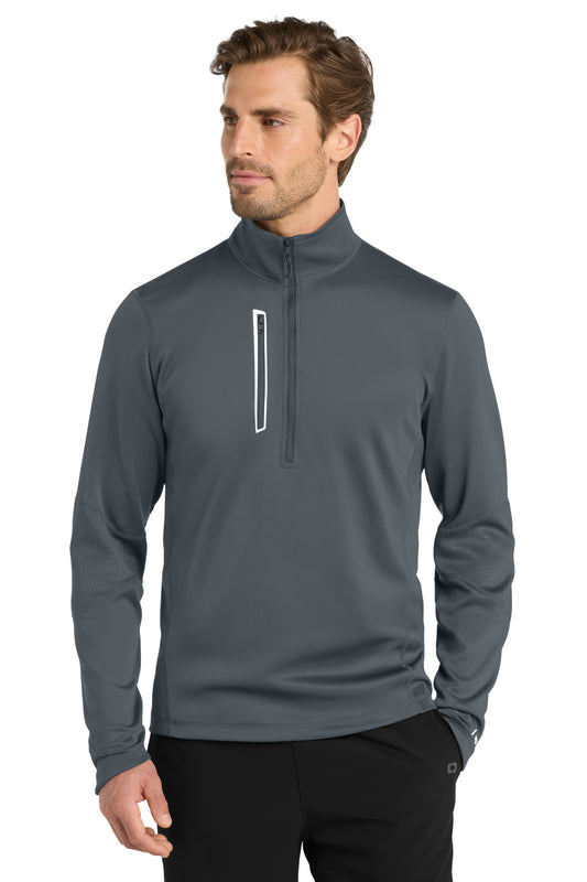 OGIO Fulcrum 1/4-Zip. OE701 - Gear Grey