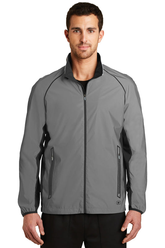 OGIO Flash Jacket. OE711 - Reflective/ Blacktop