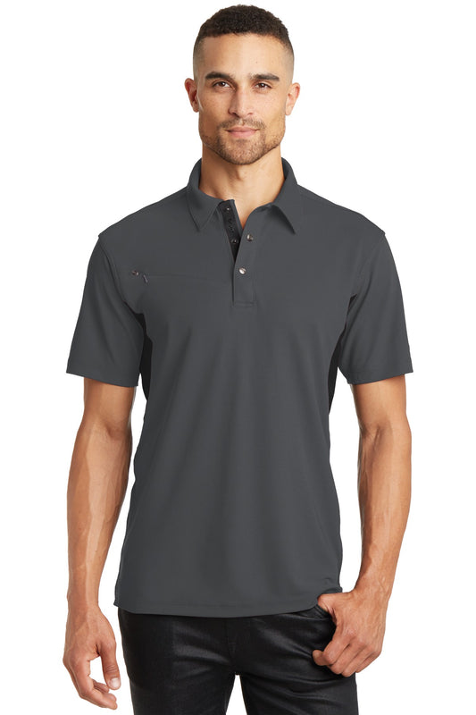 OGIO - Accelerator Polo. OG102 - Diesel Grey/ Blacktop