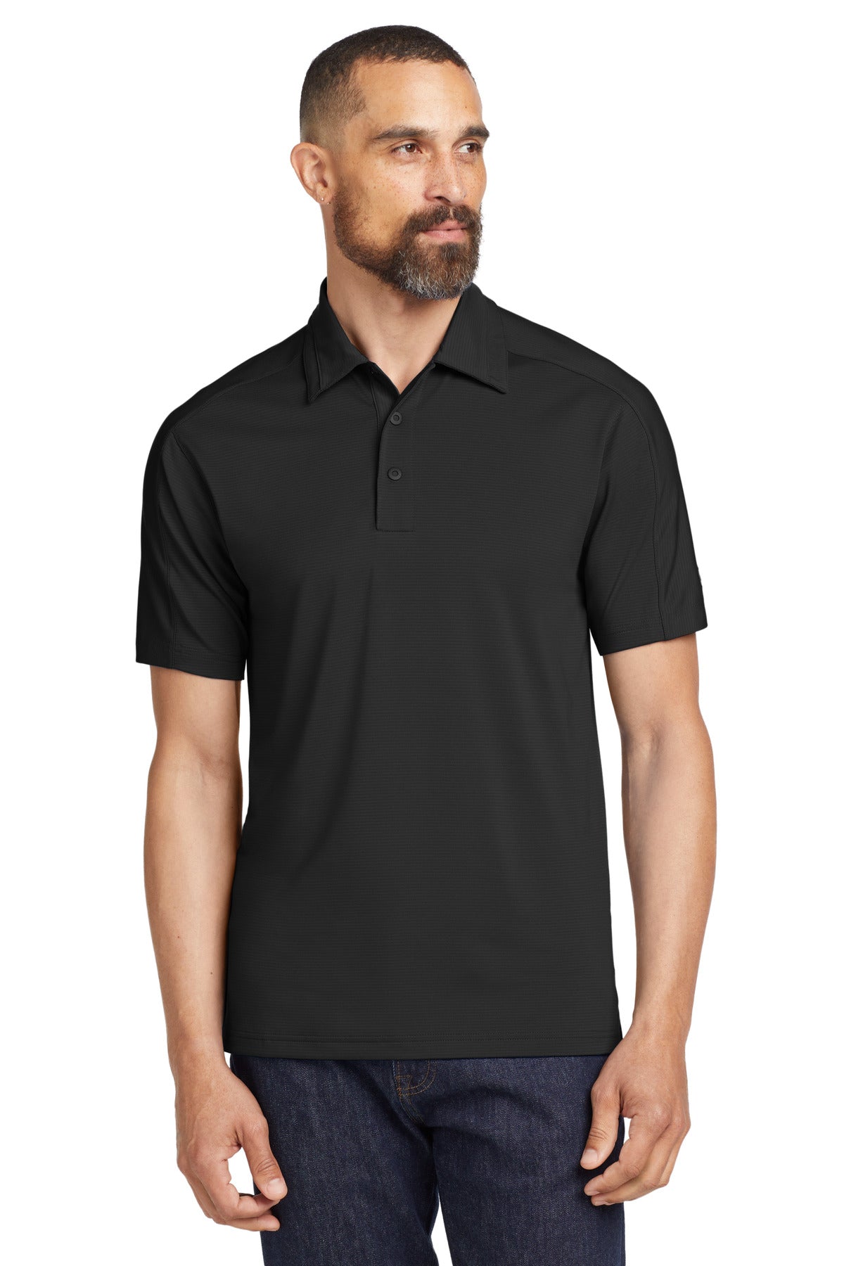 OGIO Linear Polo. OG1030 - Blacktop