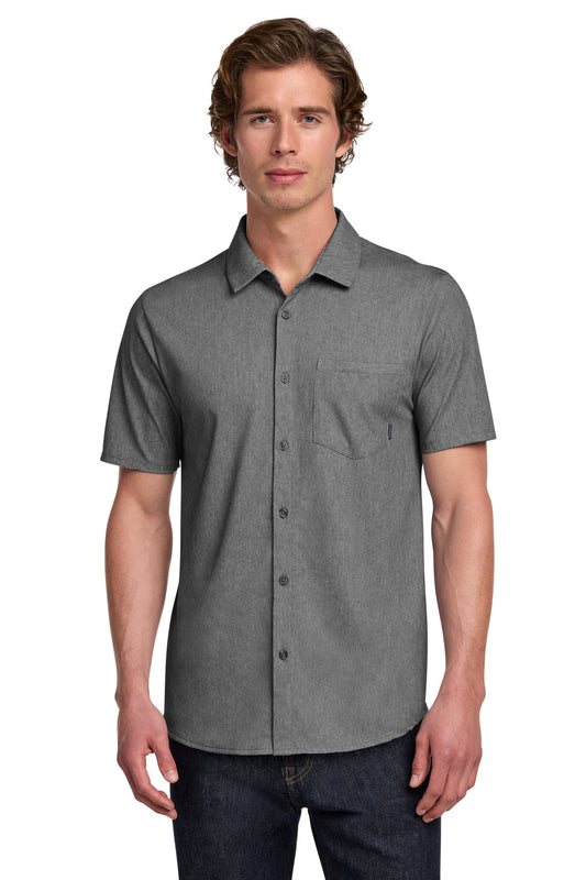 OGIO Extend Short Sleeve Button-Up OG160 - Blacktop Heather