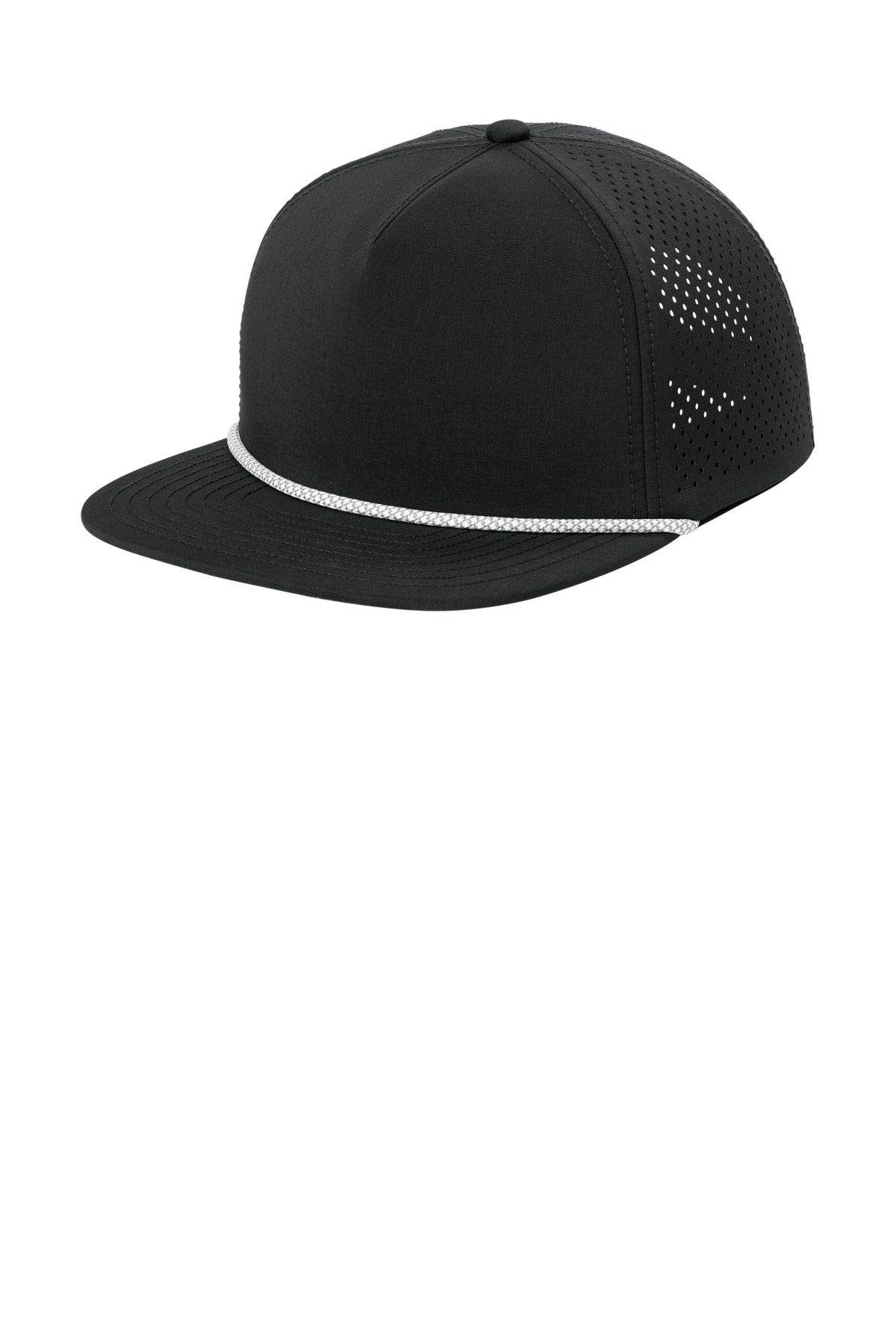 OGIO 5-Panel Rope Performance Cap OG607 - Blacktop