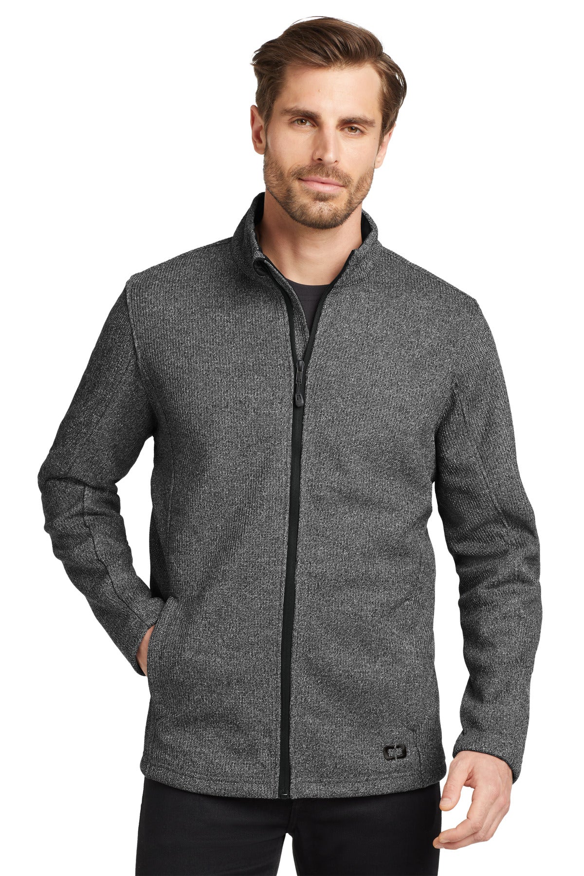 OGIO  Grit Fleece Jacket. OG727 - Diesel Grey Heather