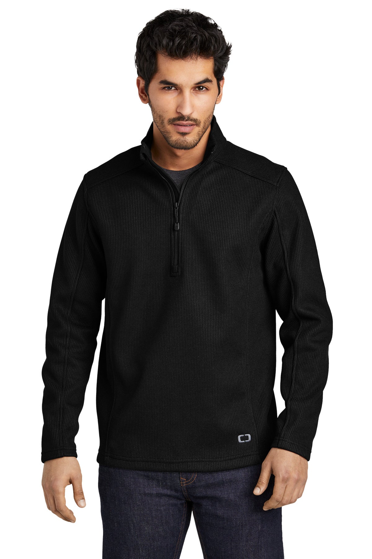 OGIO Grit Fleece 1/2-Zip OG729 - Blacktop