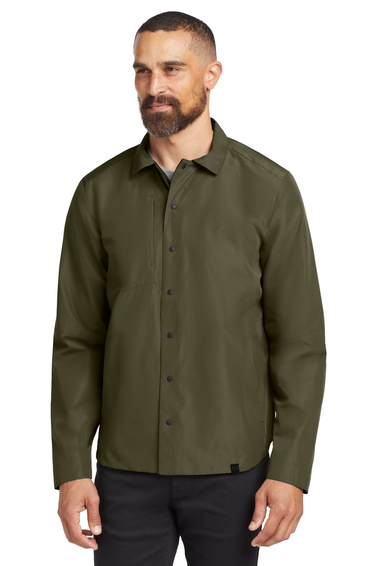 OGIO  Reverse Shirt Jacket. OG754 - Drive Green
