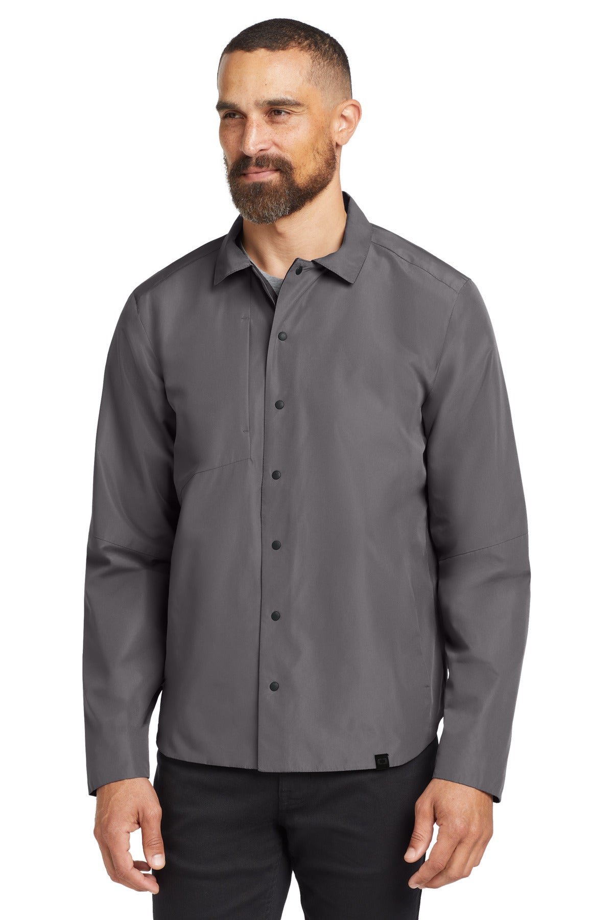 OGIO  Reverse Shirt Jacket. OG754 - Gear Grey