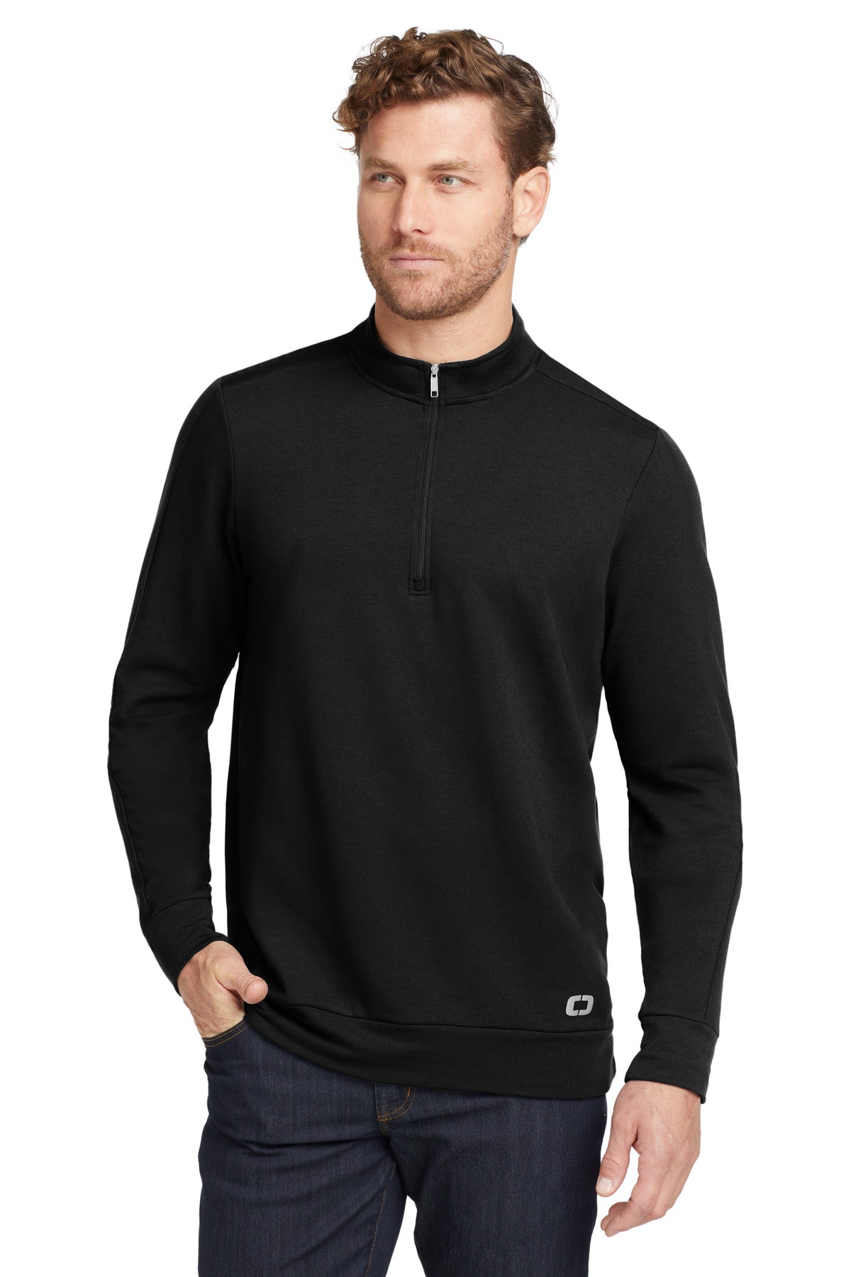 OGIO  Luuma 1/2-Zip Fleece. OG813 - Blacktop