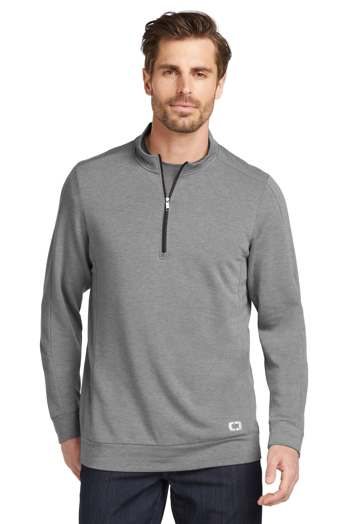OGIO  Luuma 1/2-Zip Fleece. OG813 - Petrol Grey Heather