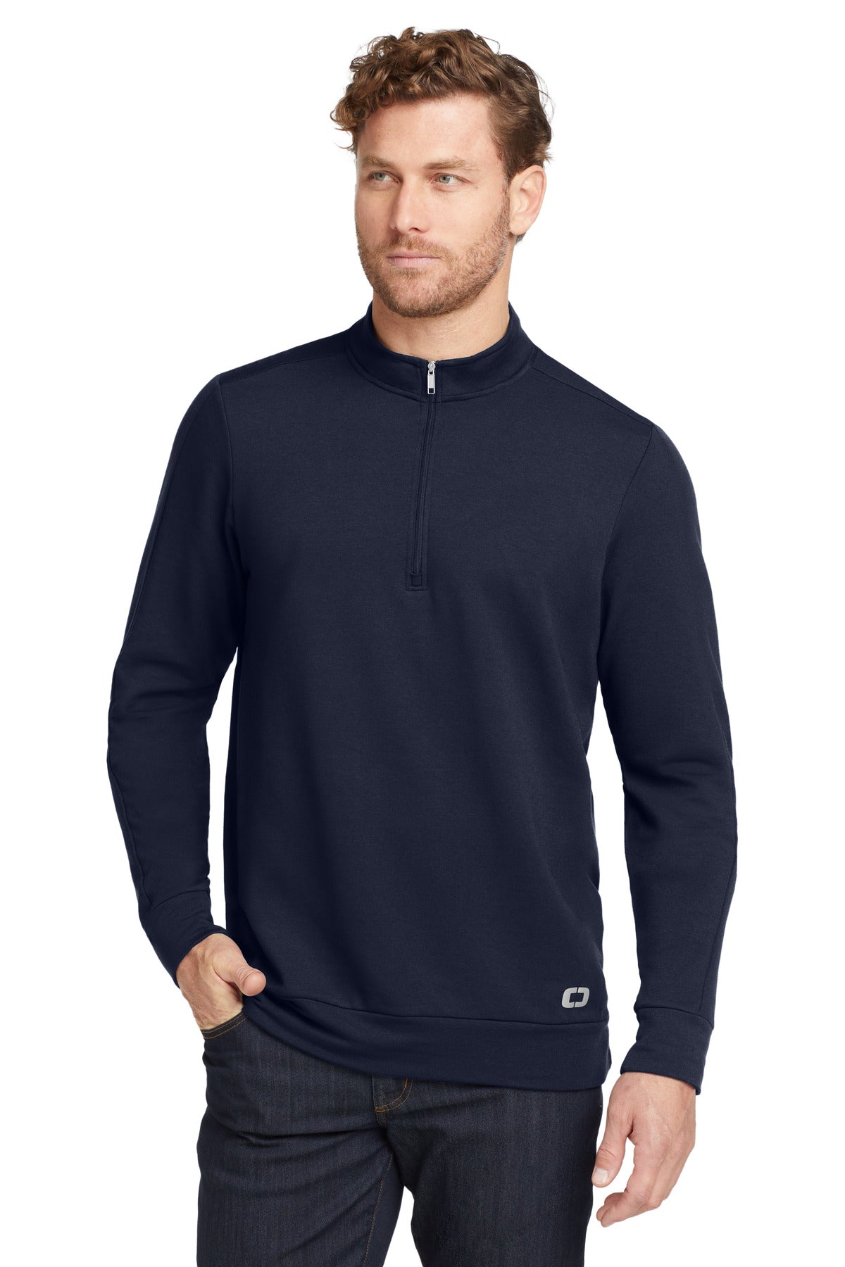 OGIO  Luuma 1/2-Zip Fleece. OG813 - River Blue Navy