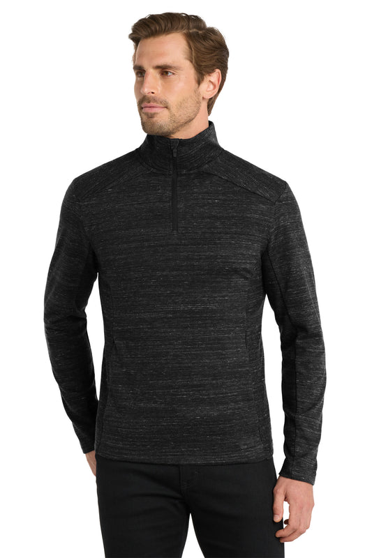 OGIO Flux 1/4-Zip OG823 - Blacktop Heather