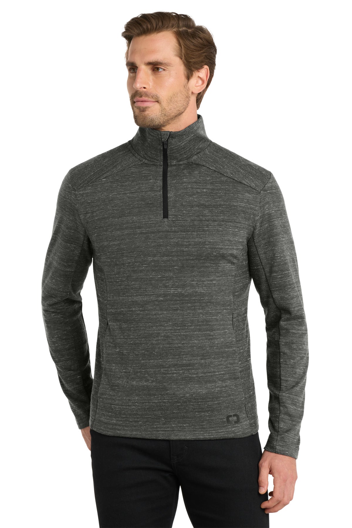 OGIO Flux 1/4-Zip OG823 - Tarmac Grey Heather