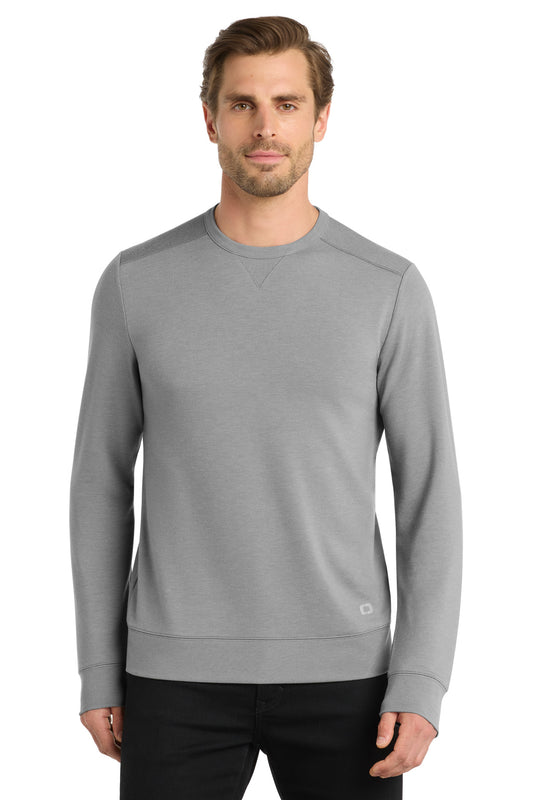 OGIO Luuma Flex Long Sleeve Crew OG825 - Petrol Grey Heather
