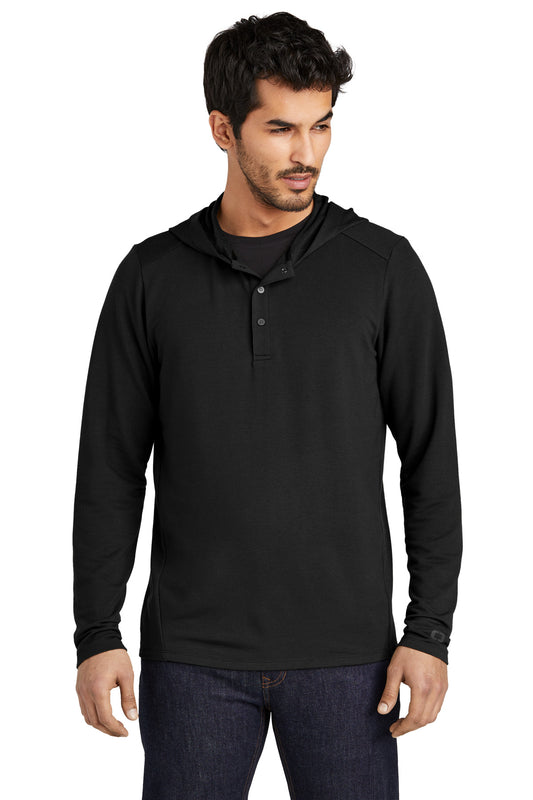 OGIO Luuma Flex Hooded Henley OG826 - Blacktop