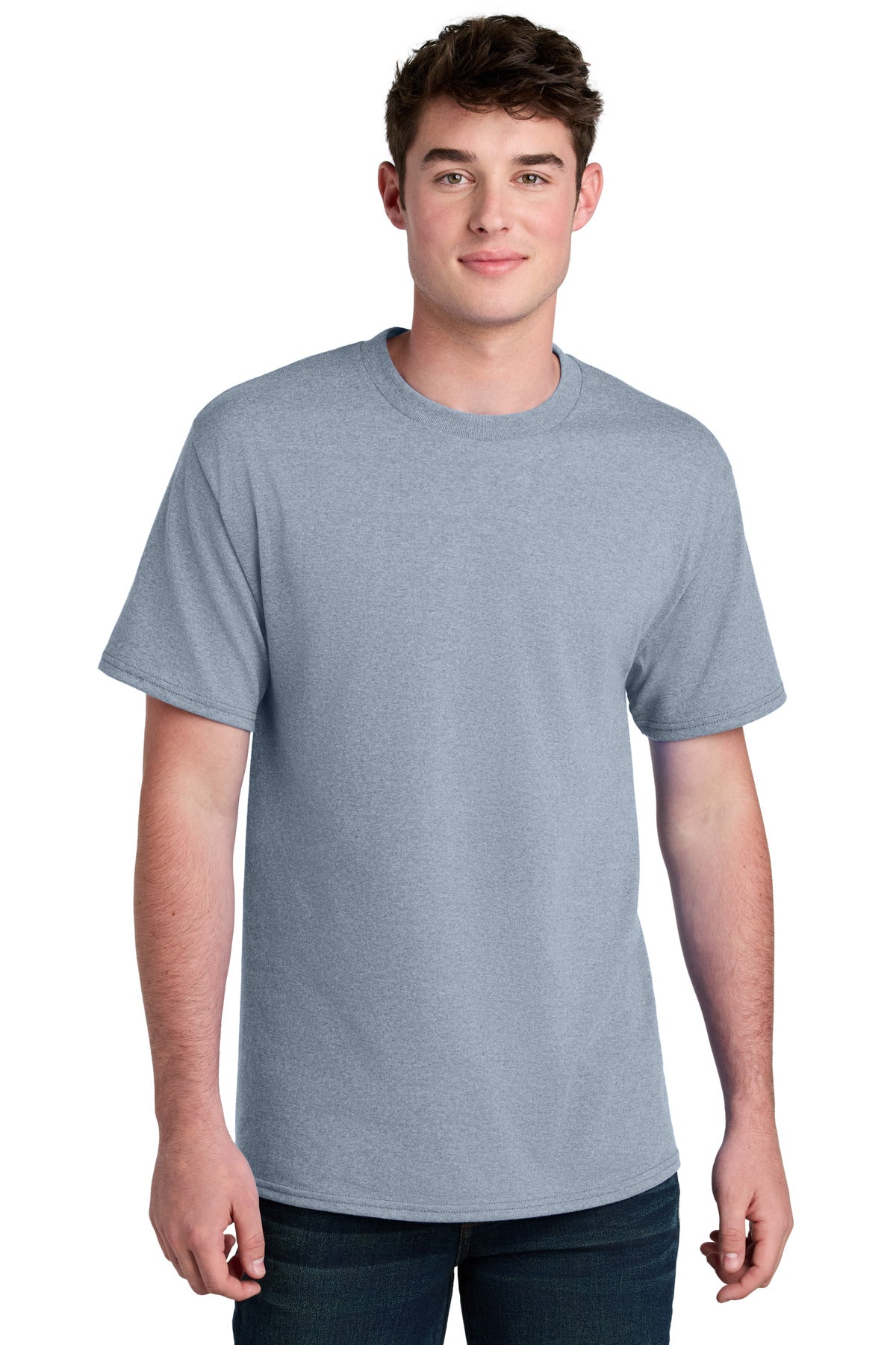 Port & Co Core Blend Recycled Tee PC01 - Athletic Heather