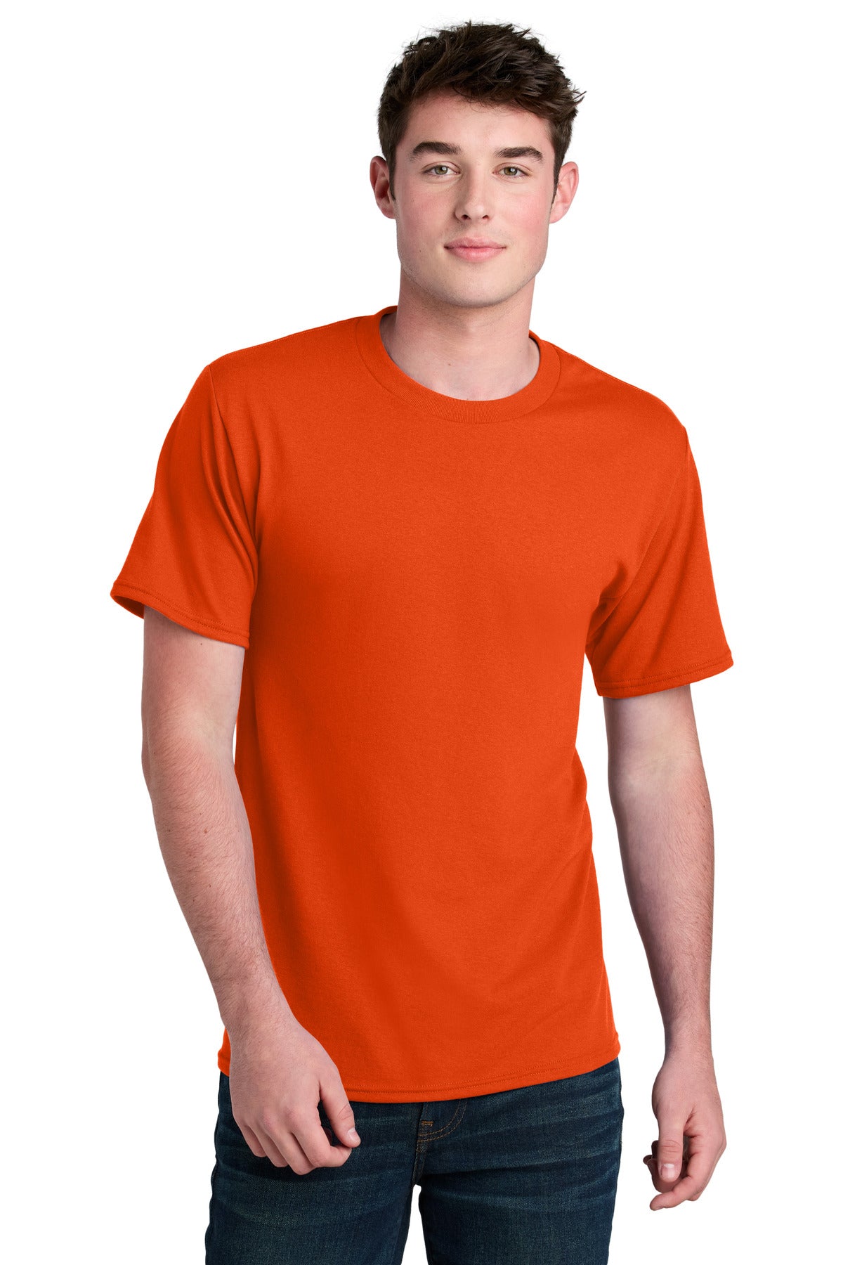 Port & Co Core Blend Recycled Tee PC01 - Orange