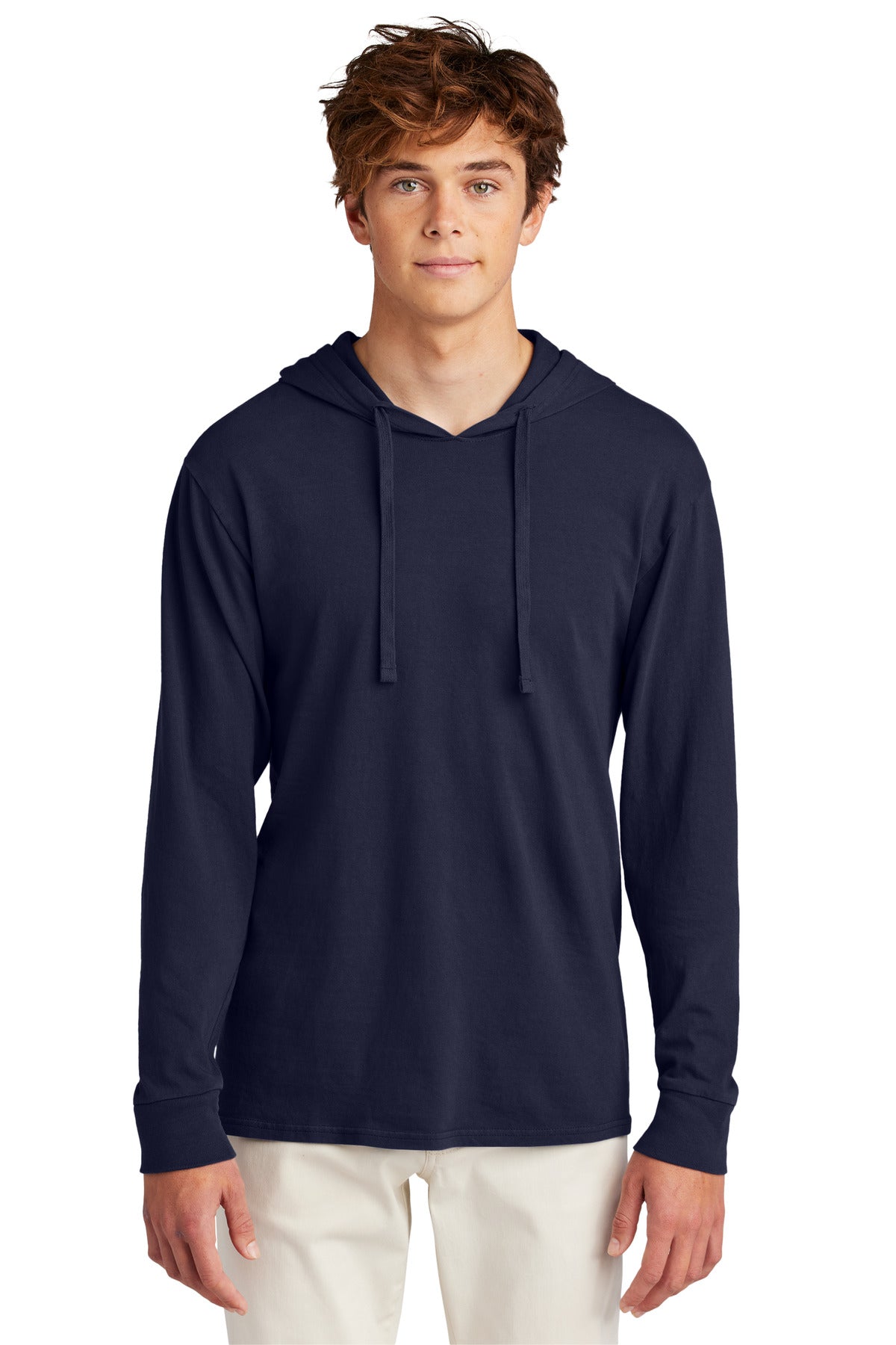 Port & Co Beach Wash Garment-Dyed Pullover Hooded Tee PC099H - True Navy