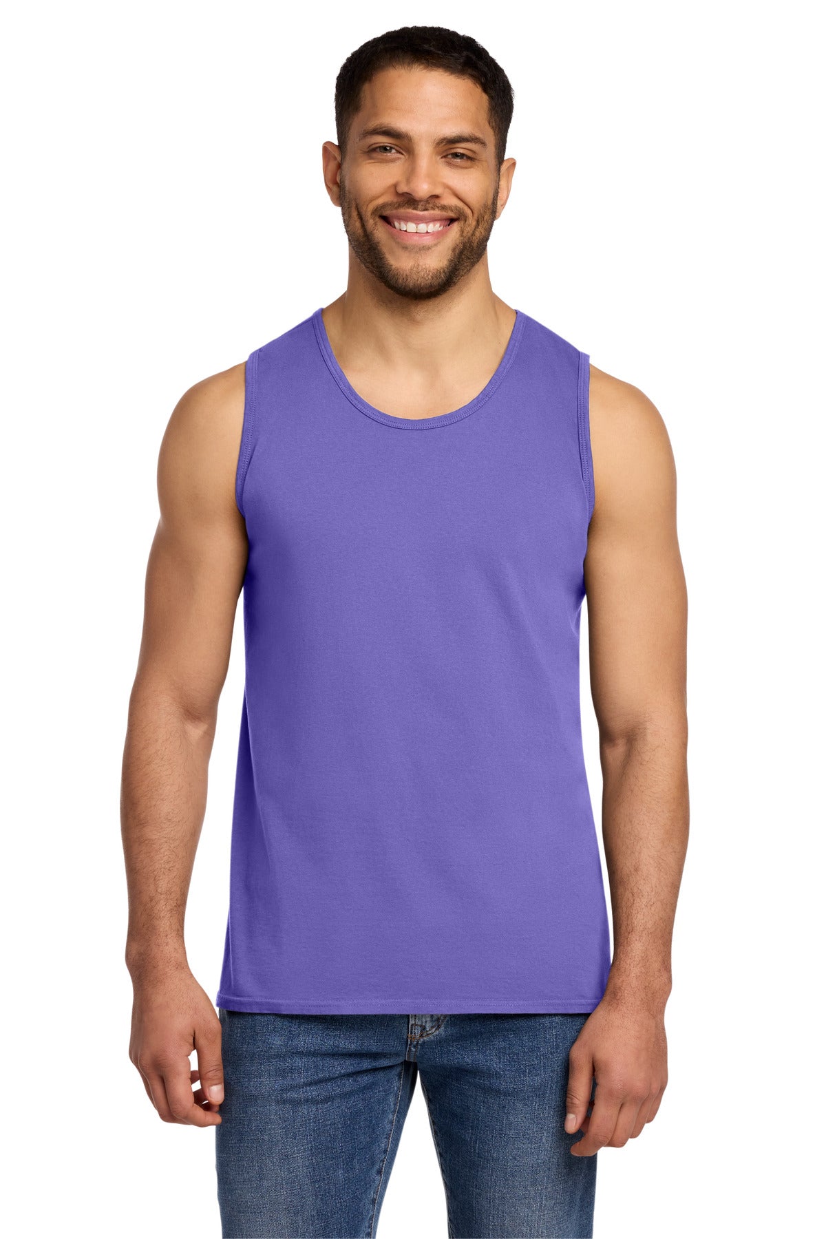 Port & Co Beach Wash Garment-Dyed Tank.  PC099TT - Amethyst