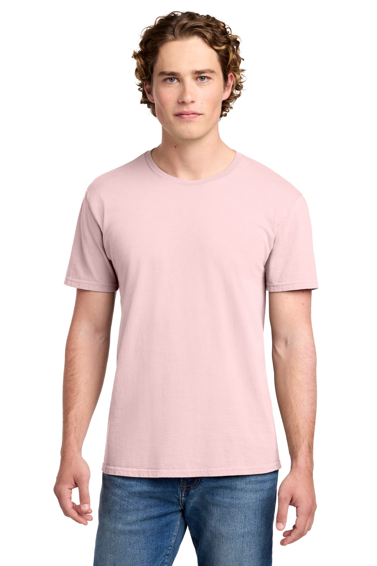 Port & Co Beach Wash Garment-Dyed Tee. PC099 - Cherry Blossom