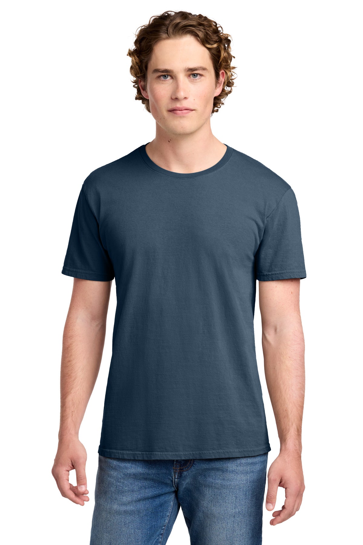 Port & Co Beach Wash Garment-Dyed Tee. PC099 - Denim Blue