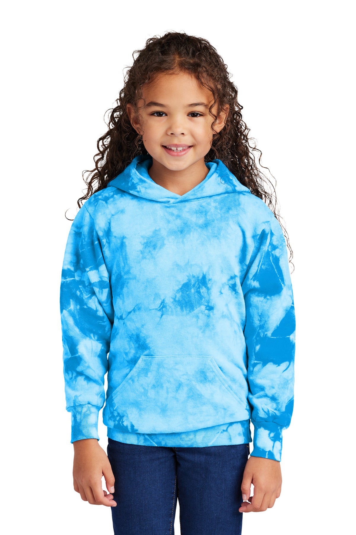 Port & Co Youth Crystal Tie-Dye Pullover Hoodie