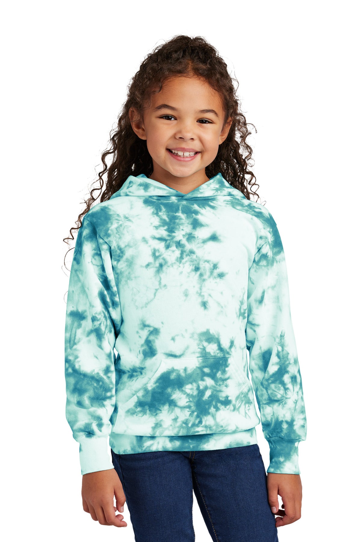Port & Co Youth Crystal Tie-Dye Pullover Hoodie
